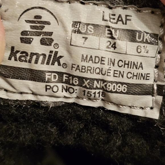 Kamik DriDefense Unisex WATERPROOF Winter Snow Boots, Size 7 (Toddler) - NEW! - Picture 7 of 7